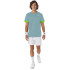 Camiseta de Tenis ASICS Court Ss Top Hombre Aguamarina/Lima