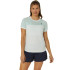 Camiseta de Tenis ASICS Court Ss Top Mujer Menta Blanco