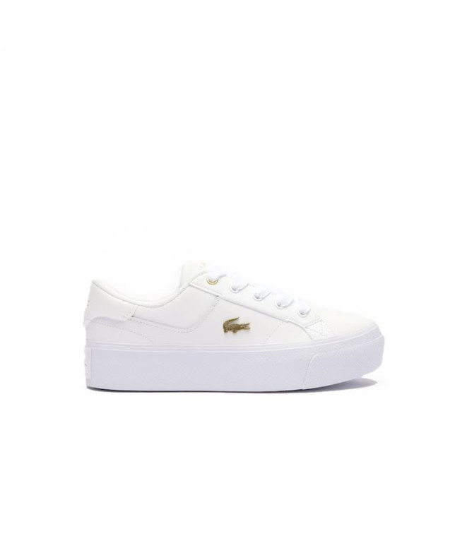 Zapatillas Lacoste Vulcanized Mujer Blanco