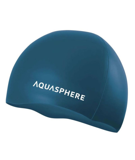 Gorro de natación Aqua Sphere Plain Dark silicona...