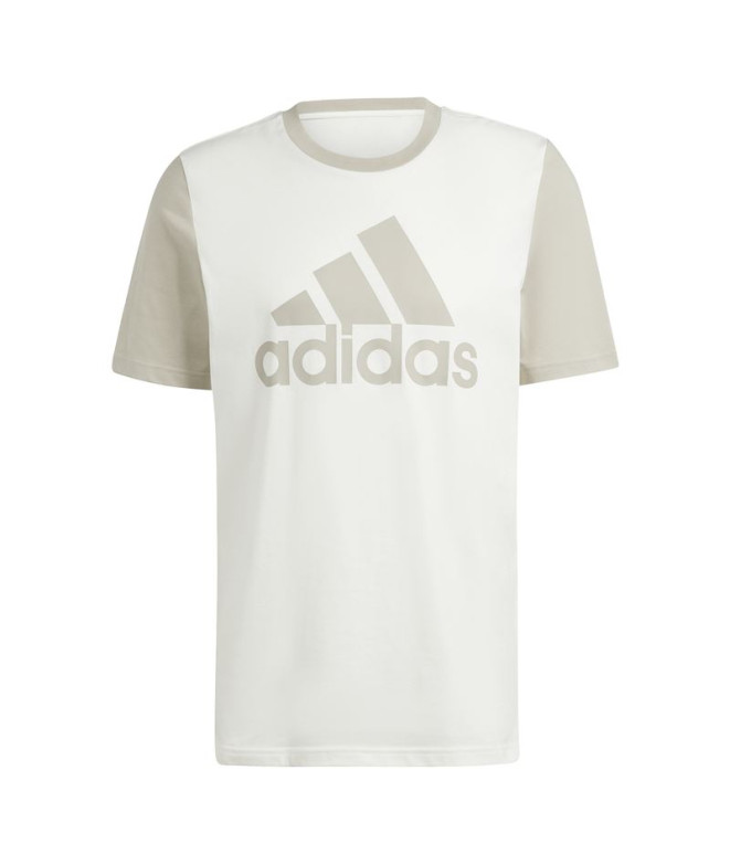 Camiseta adidas Big Logo Single Hombre Beige