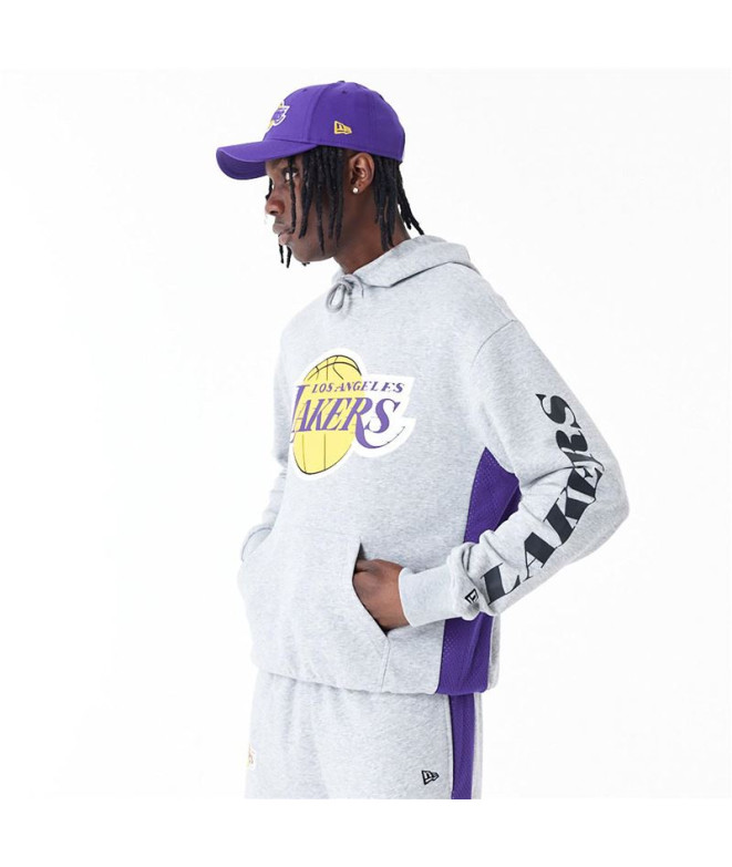 Sudadera New Era Nba Panel Oversized La Lakers...