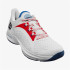Zapatillas de Pádel Wilson Hurakn Pro Hombre Blanco/Rojo/Azul