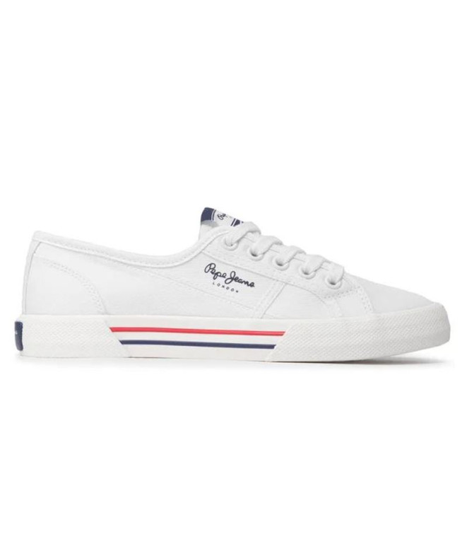 Zapatillas Pepe Jeans Brady Basic Mujer Blanco