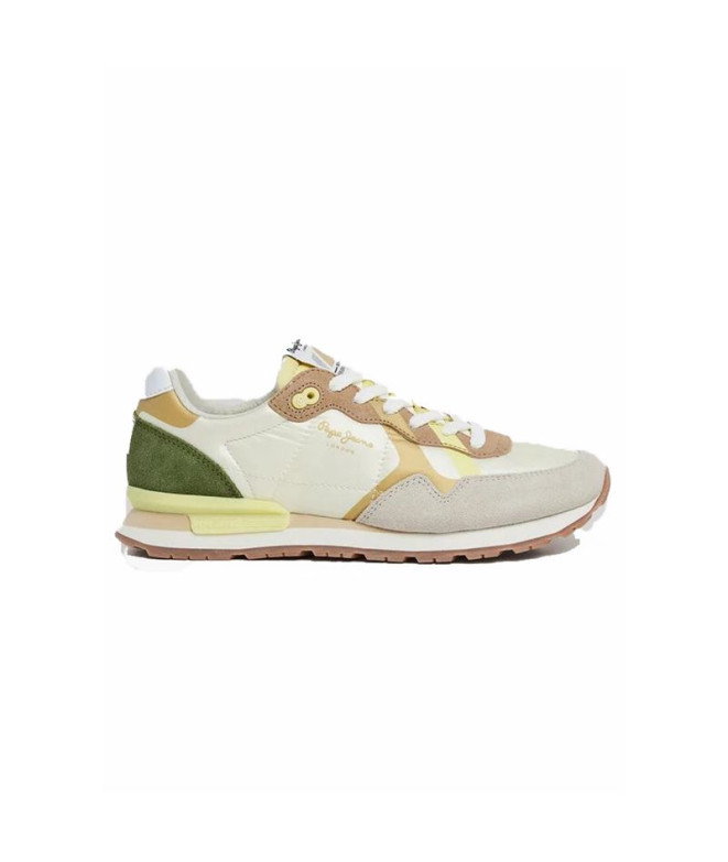 Zapatillas Pepe Jeans Brit Print Mujer Blanco