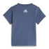 Conjunto adidas I Lin Co Set Infantil Azul/Gris