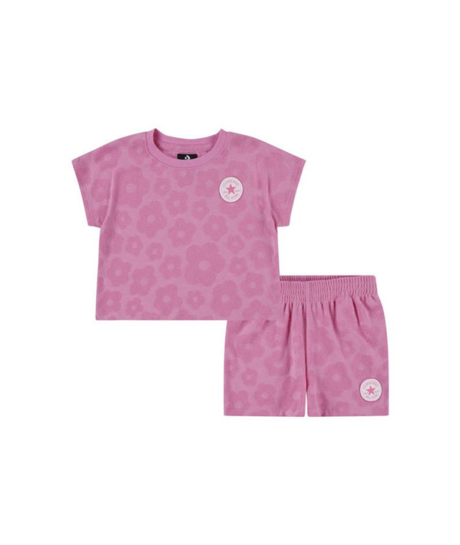 Conjunto Converse Floral Jacquard Set Niña Oops...