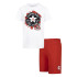 Conjunto Converse Squiggle S/Se+Ft Niño Blanco/Rojo