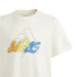 Camiseta adidas Gfx Illustrated Infantil Blanco