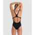 Bañador de Natación Arena Team Swim Mujer Negro/Blanco