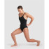 Bañador de Natación Arena Team Swim Mujer Negro/Blanco