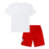 Conjunto Converse Squiggle S/Se+Ft Niño Blanco/Rojo