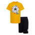 Conjunto Converse Squiggle S/Se+Ft Niño Negro/Amarillo