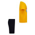 Conjunto Converse Squiggle S/Se+Ft Niño Negro/Amarillo