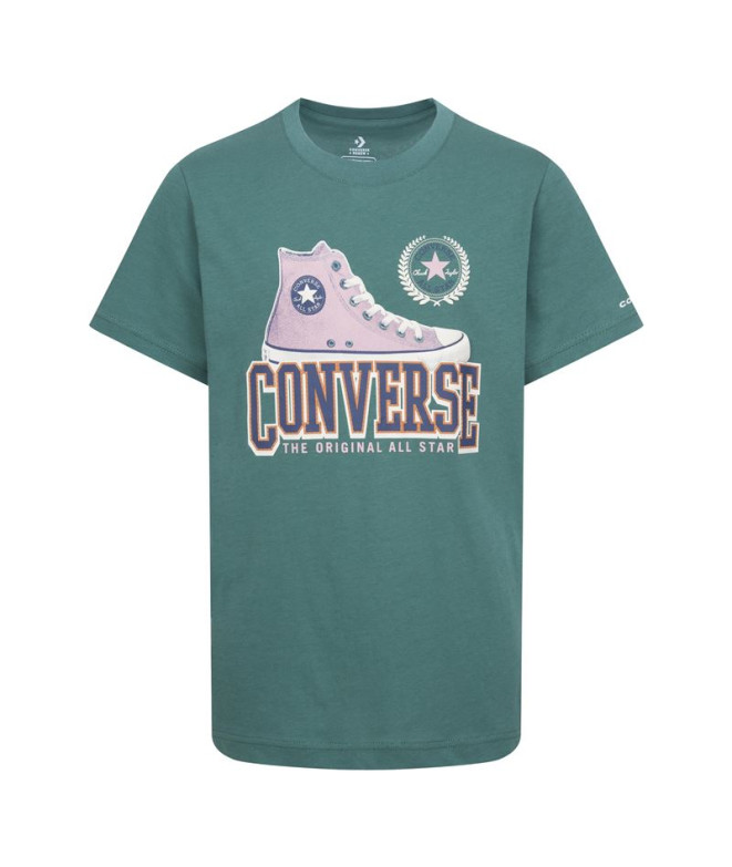 Camiseta Converse Script Sneaker Gfx Sse Niño...
