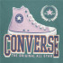Camiseta Converse Script Sneaker Gfx Sse Niño Verde