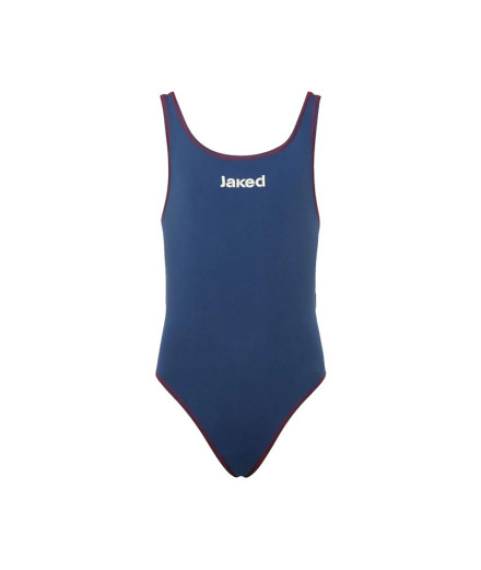 Bañador Entreno Jaked Milano Niña Navy/Rojo