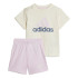 Conjunto adidas Bl Cotton Set Infantil Rosa