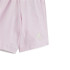 Conjunto adidas Bl Cotton Set Infantil Rosa