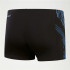 Bañador de Natación Speedo Tech Panel Aquashort Hombre Negro/Azul negro
