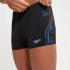 Bañador de Natación Speedo Tech Panel Aquashort Hombre Negro/Azul negro