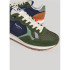 Zapatillas Pepe Jeans Brit Mix Hombre Verde Kaki