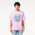 Camiseta Lacoste Cols Roules Hombre Rosa