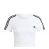 Camiseta adidas 3 Bandas Baby Mujer Blanco