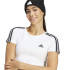 Camiseta adidas 3 Bandas Baby Mujer Blanco