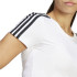 Camiseta adidas 3 Bandas Baby Mujer Blanco
