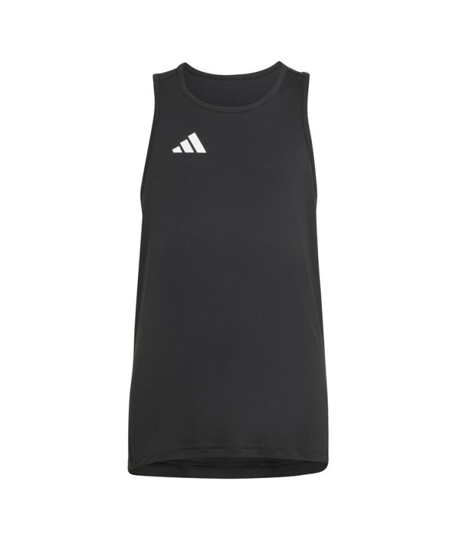 Camiseta adidas Team Singlet Niño Negro