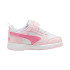 Zapatillas Puma Rebound V6 Low Infantil Rosa