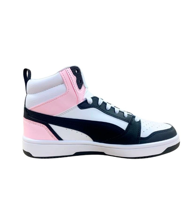 Zapatillas Puma Rebound V6 Mid Infantil Blanco