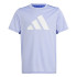 Camiseta de Fitness adidas Essentials U Tr-Es Logo Infantil Azul