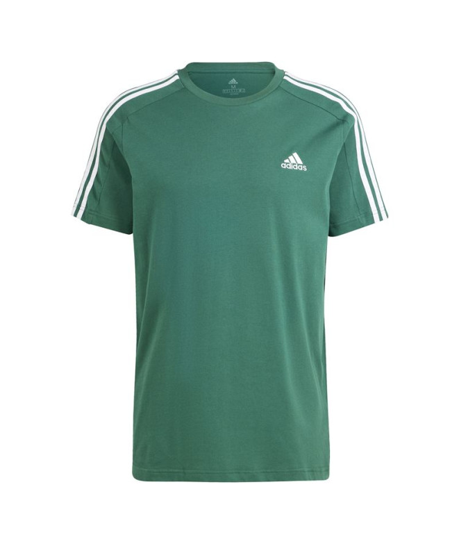 Camiseta adidas Essentials Single Hombre Verde