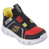 Zapatillas Skechers Hypno-Flash 2.0 - Slip-Ins Br Niño Negro/Rojo/Amarillo