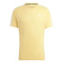 Camiseta de Running adidas Own The Run 3 Bandas Hombre Amarillo