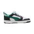 Zapatillas Puma Rebound v6 Low Hombre Negro Blanco