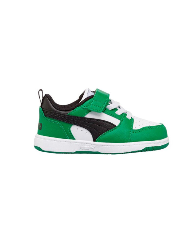 Zapatillas Puma Rebound V6 Infantil Blanco