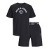 Conjunto Jack & Jones Jactheo Ss Tee And Shorts Set Negro