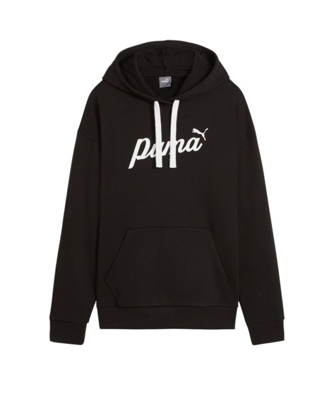 Sudadera Puma Essentials+ Script Mujer Negro