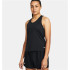 Camiseta de Running Under Armour Launch Singlet Mujer Negro
