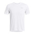 Camiseta de Running Under Armour Launch Splatter Hombre Blanco