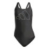 Bañador de Natación adidas Big Bars Mujer Negro