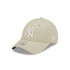 Gorra New Era New York Yankees League Essential Beige 9FORTY Mujer
