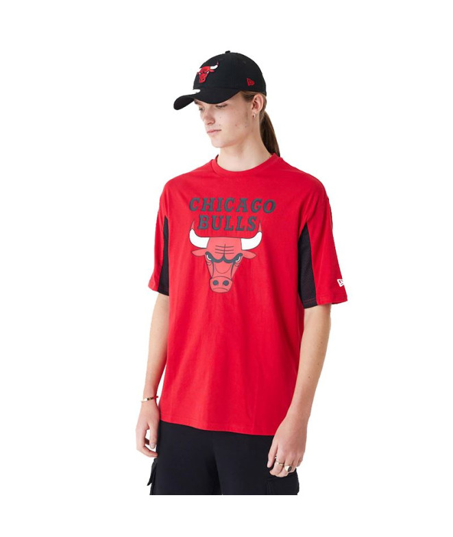 Camiseta New Era Nba Panel Oversized Chicago...