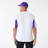 Camiseta New Era Nba Panel Oversized LA Lakers Blanco Hombre