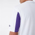 Camiseta New Era Nba Panel Oversized LA Lakers Blanco Hombre