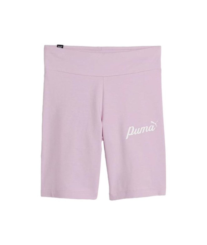Pantalón Puma  Essentials + Blossom Infantil Lila