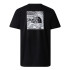 Camiseta de Montaña The North Face S/S Redbox Celebration Hombre Negro